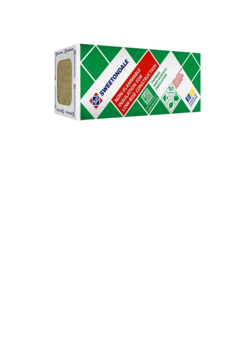 Плити мінераловатні SWEETONDALE ULTRAWOOL BRICK 1200х600х50мм (5,76м2/8пл) 45кг/куб.м.